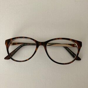 VAVOOM BY VIAN MORGAN GLASSES AND CASE 8051 HAVANA TORTOISE